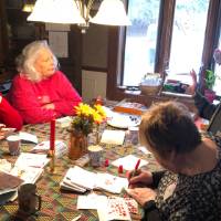 Valentine's Cards Decoration at Barbara's house-6